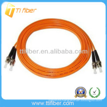 ST/UPC-ST/UPC Multimode Fiber optic patch cord/ST fiber cable